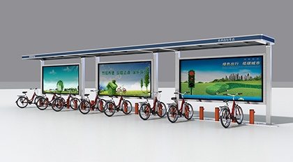 自行车停车棚图片大全效果图片